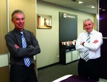 Ken Hunter and Peter Murphy from Komandor Scotland